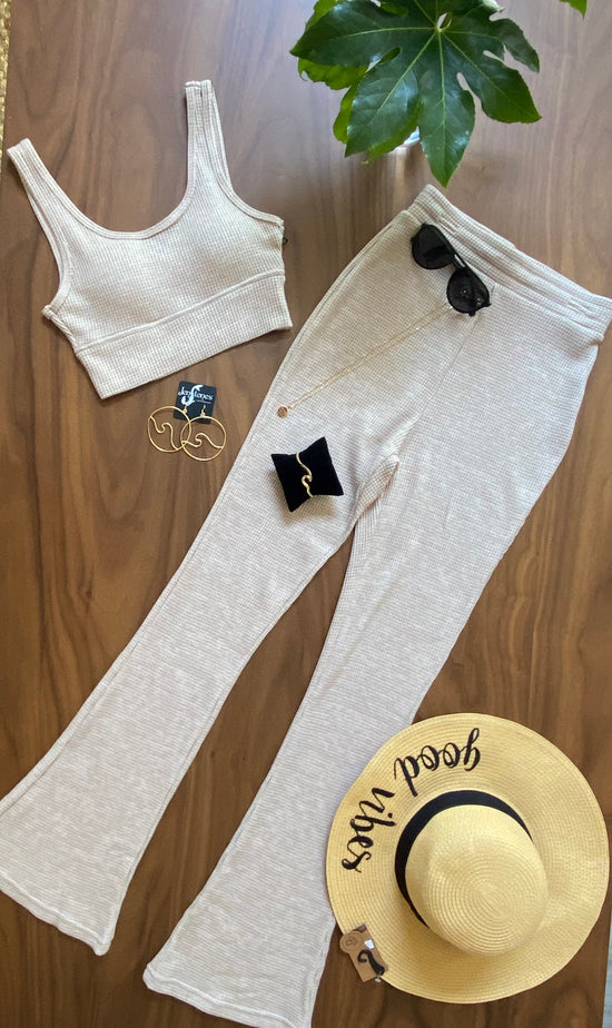 Cute Sand Lounge Wear Set