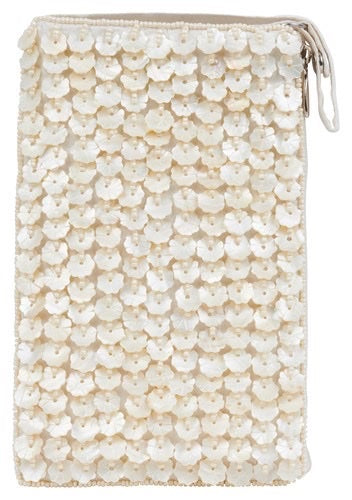 Club Bag Capiz Flower Crossbody Handbag