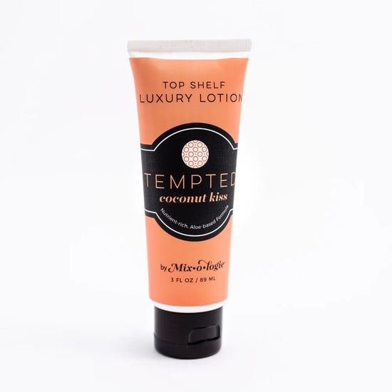 Top Shelf Luxury Lotion - "TEMPTED" (COCONUT KISS) 3 OZ