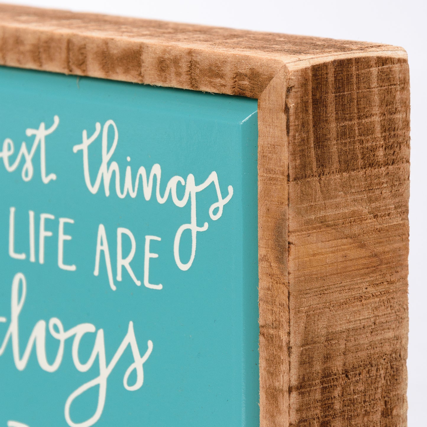 Best Things Are Dogs And The Ocean Box Sign Mini