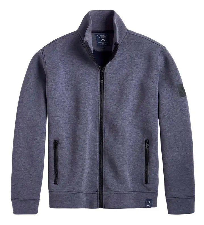 Heather Blue Scuba Jacket