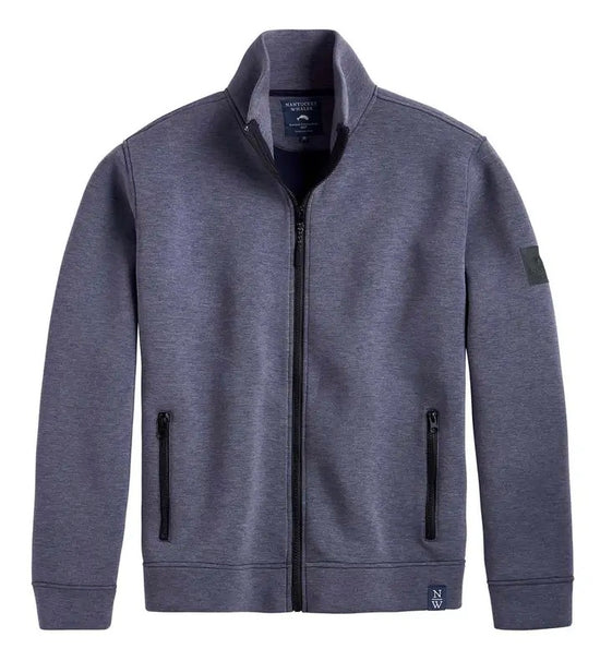 Heather Blue Scuba Jacket