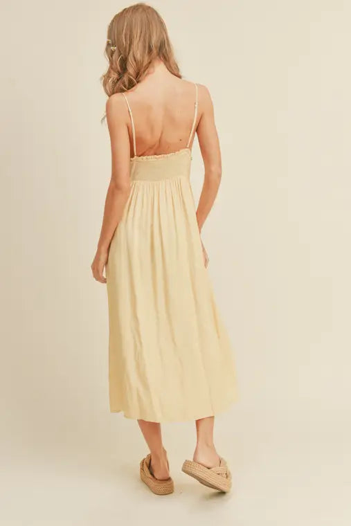Butter Yellow Maxi Dress
