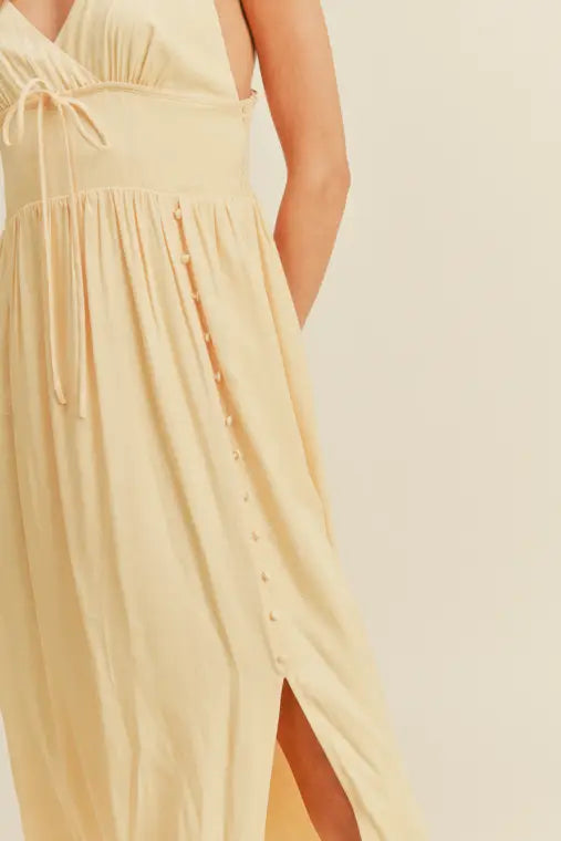 Butter Yellow Maxi Dress