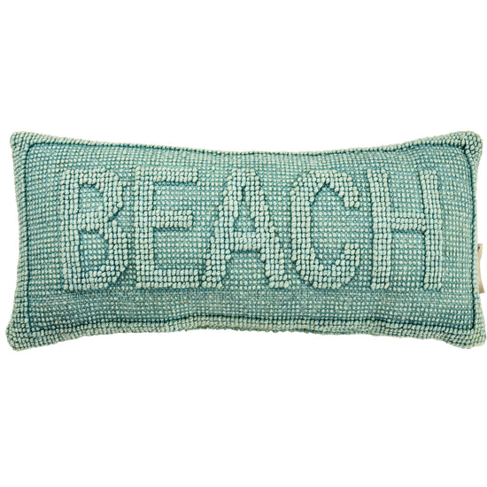 Beach Pillow - Sea Foam Green