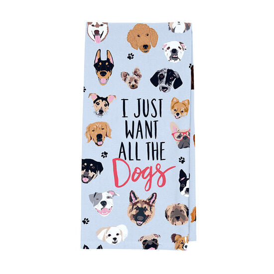 All the Dogs Tea Towel