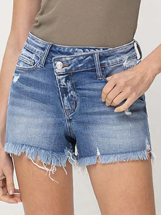 Flying Monkey Jean Shorts - High Rise