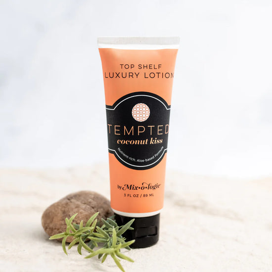 Top Shelf Luxury Lotion - "TEMPTED" (COCONUT KISS) 3 OZ